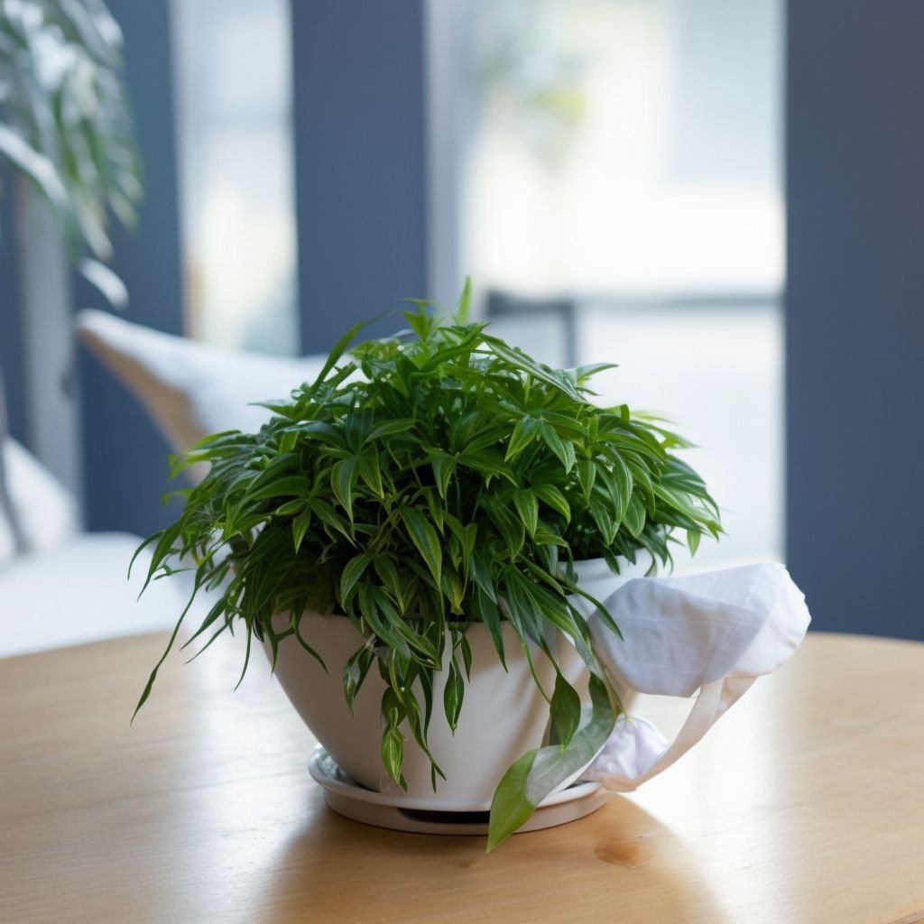 Doniczka Wieloryb biały - obrazek 3