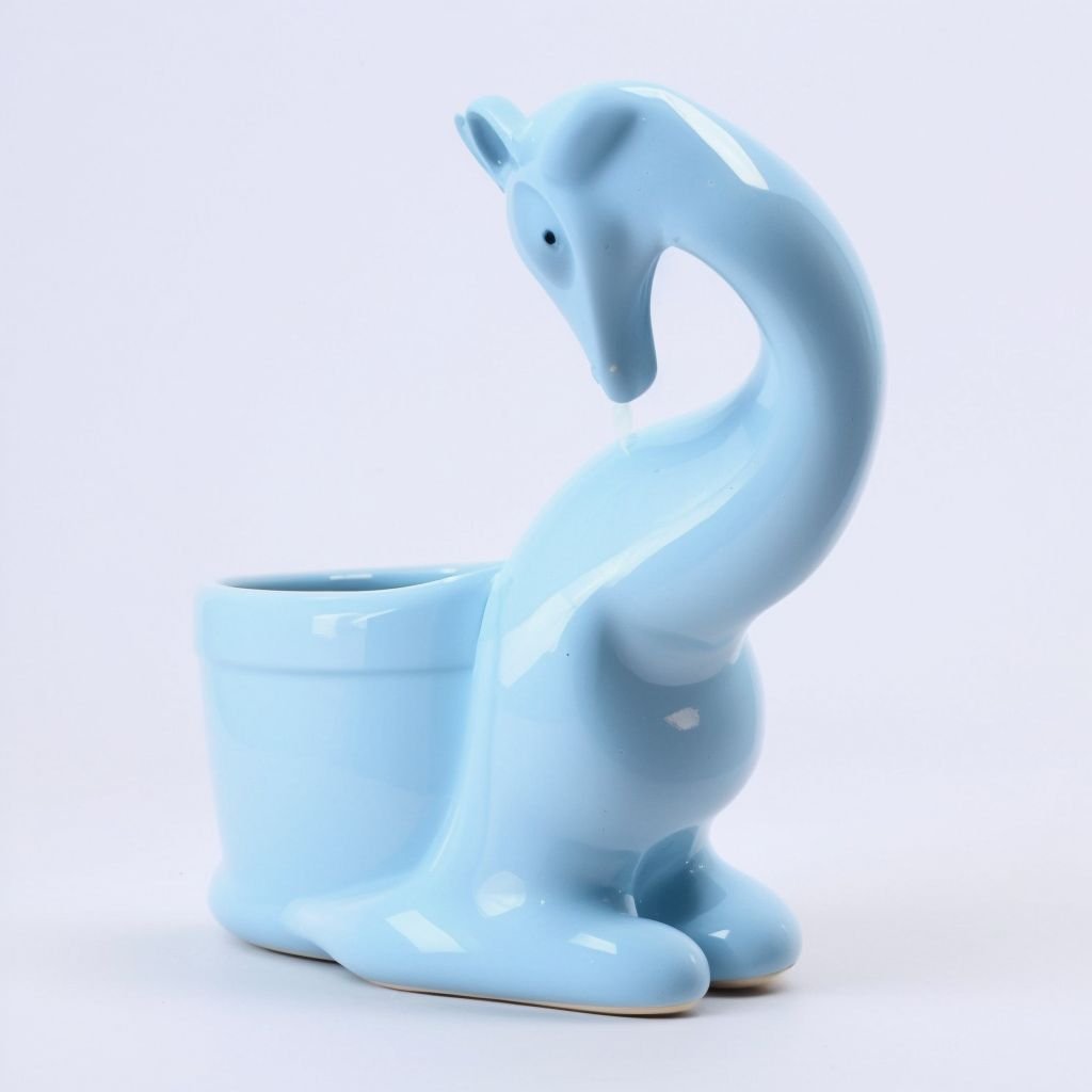 Doniczka Żyrafa niebieska