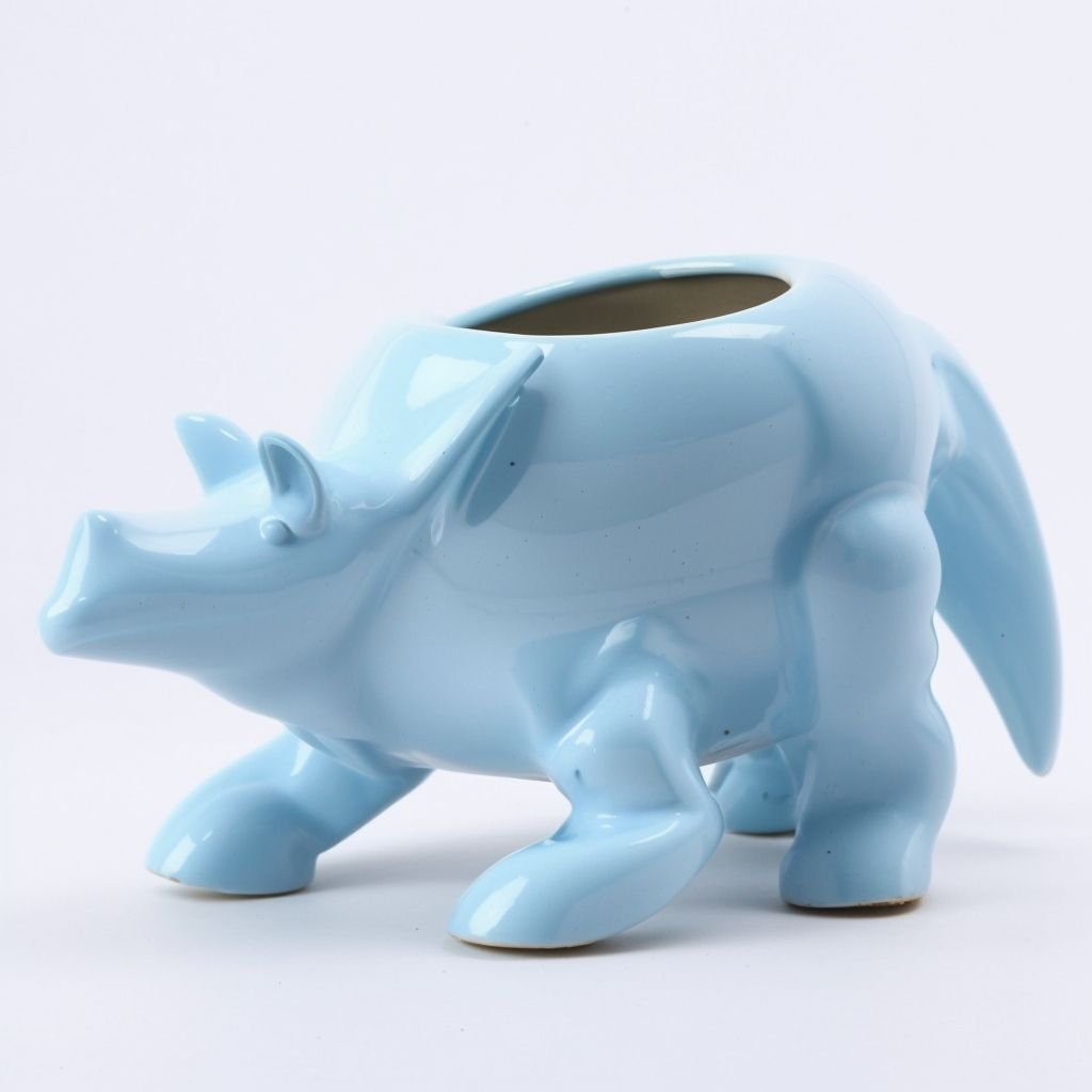 Doniczka Blue Triceratops