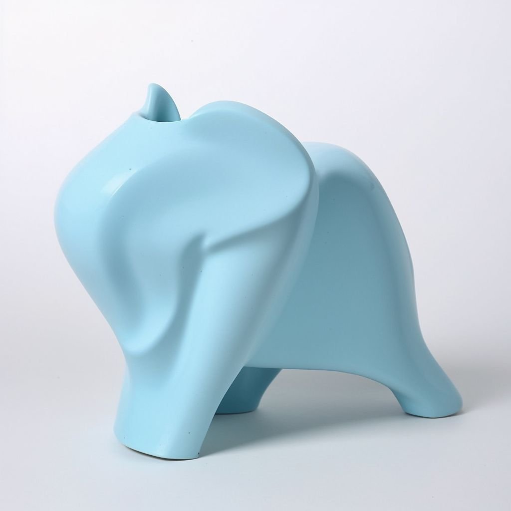 Doniczka Słoń niebieski - obrazek 2