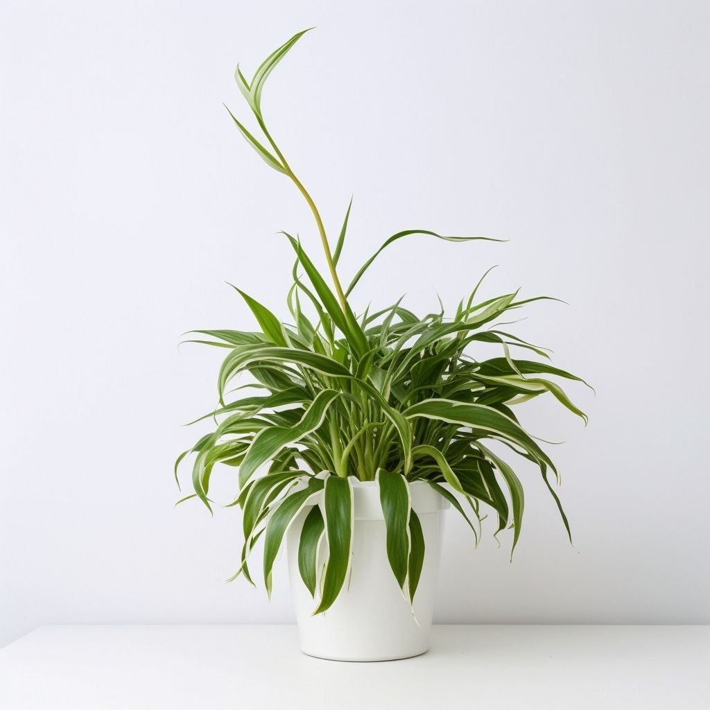 Chlorophytum w doniczce