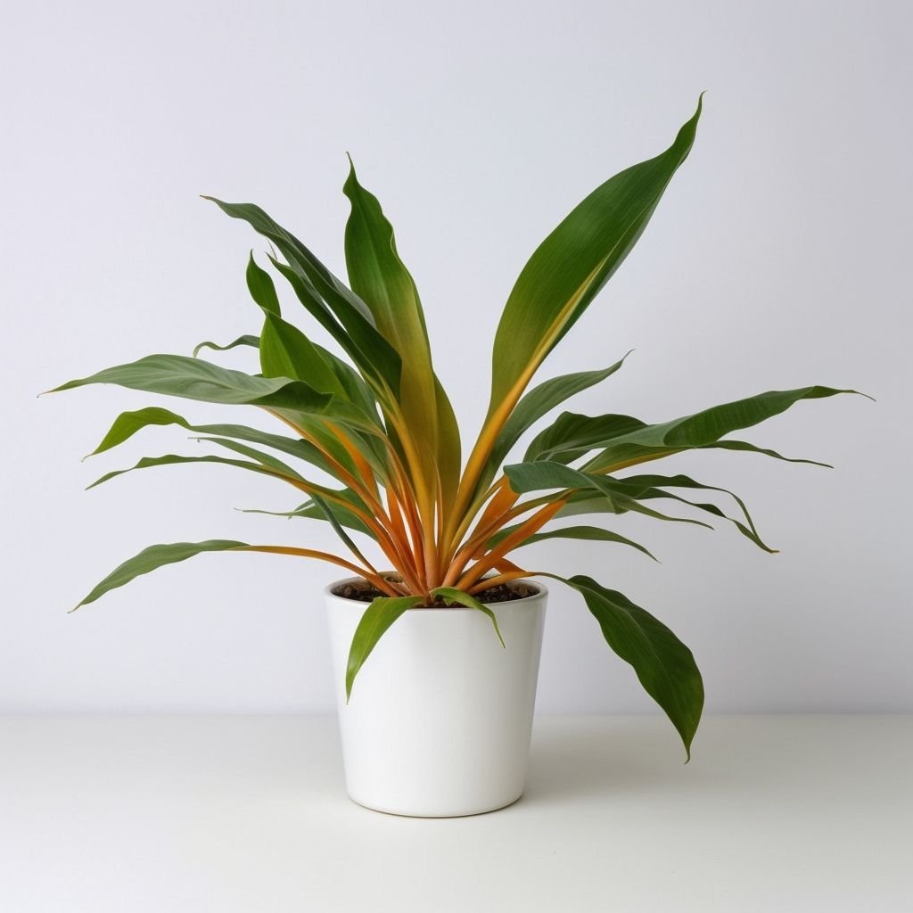 Chlorophytum Zielono-Pomarańczowe w doniczce