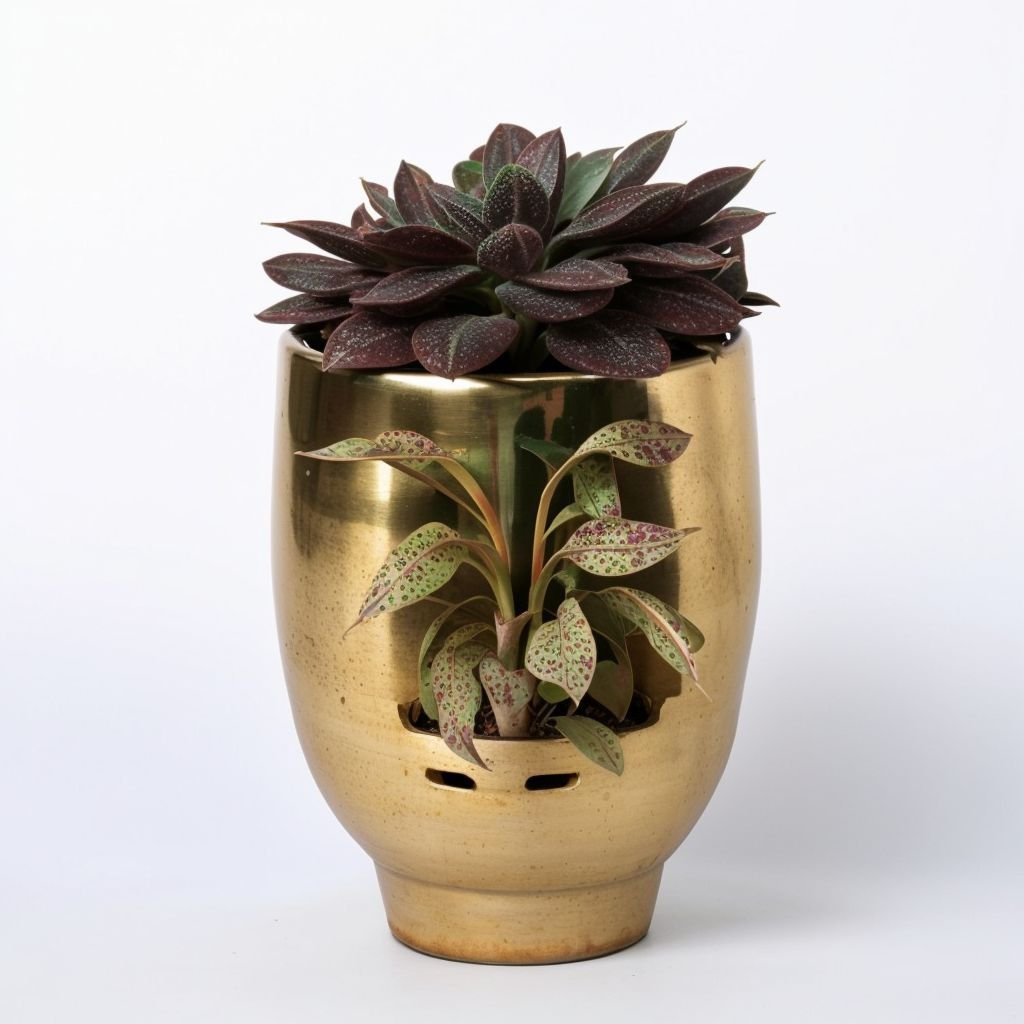 Mieszanka sukulentów w doniczce