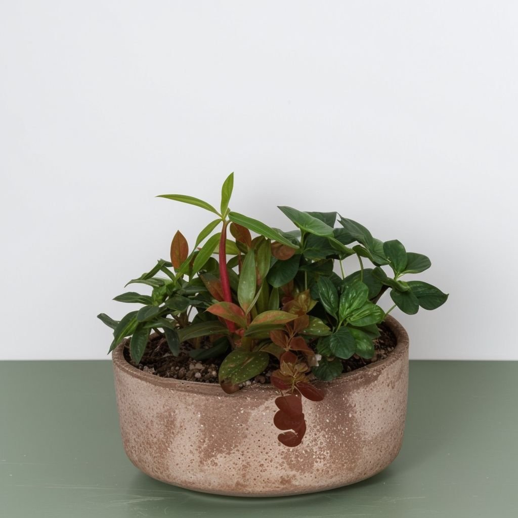 Sadzenie sukulentów w koszyku L