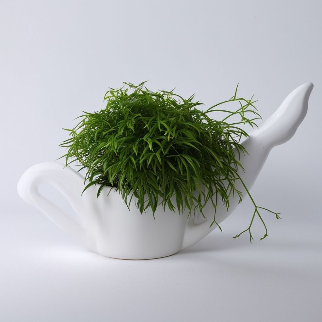 Doniczka Wieloryb biały - obrazek 2