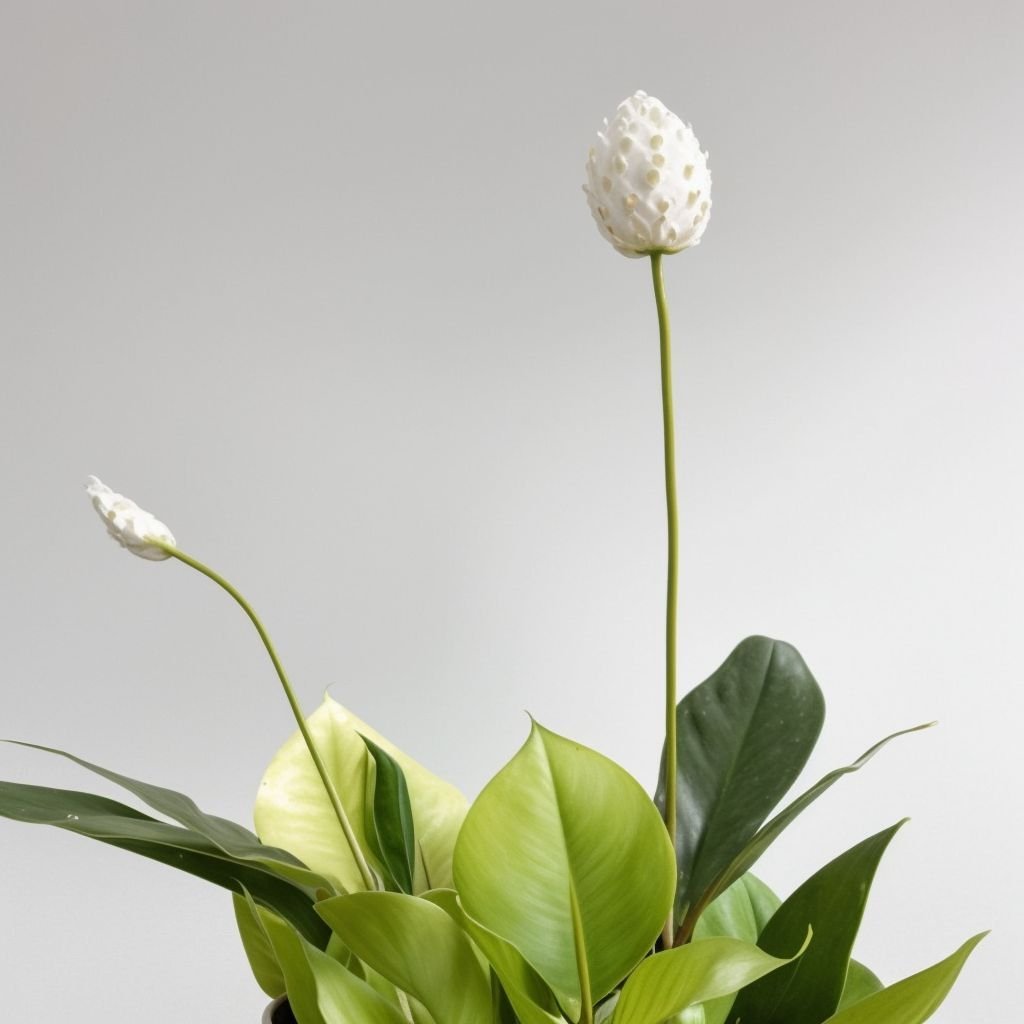 Skrzydłokwiat w doniczce i zielonym opakowaniu - obrazek 2