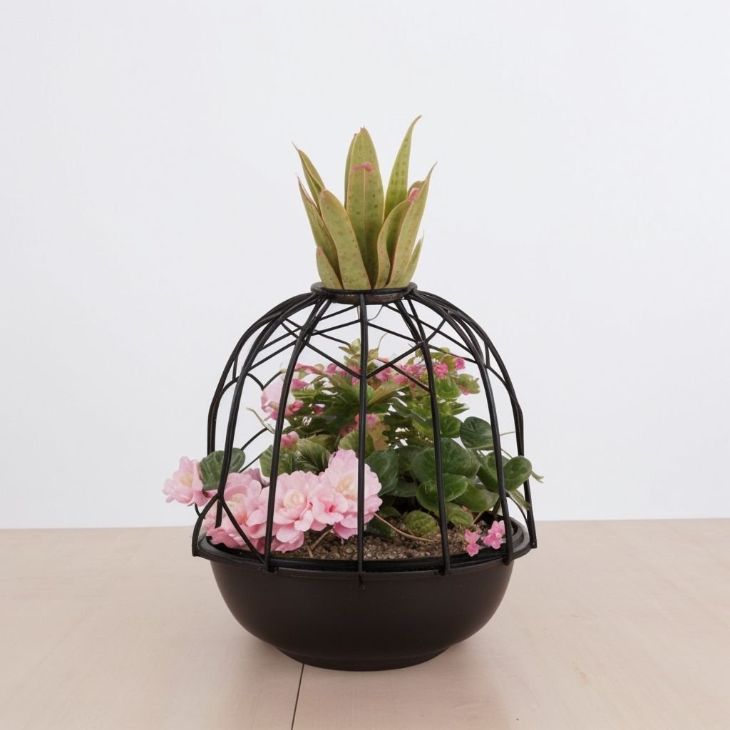 Kompozycja z roślinami "Ananas"