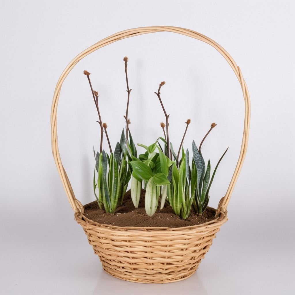 Kwiaty w koszyku "Leśna polana"